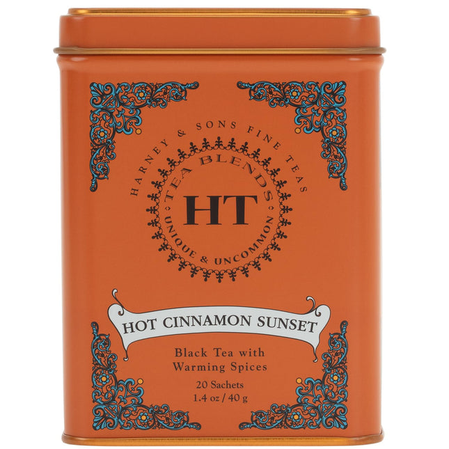 Harney & Sons Caffeinated Hot Cinnamon Sunset Black Tea with Orange and Cloves T