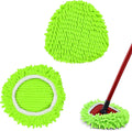 YWSHF Spin Mop Heads Replacements for Ocedar Easywring 1 Tank System 2 Pack Microfiber Mop Pad Spin Mop Refill for O Cedar Mop Head Replacement