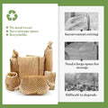 Honeycomb Packing Paper, 15" x 131' Packing Paper Substitute Alternative for Bubble Cushioning Wrap for Moving Shipping Packaging, Recyclable