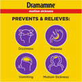 Dramamine Motion Sickness Less Drowsy, Travel Vial, Multicolor, 8 Count 8 Count (Pack of 1)