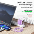 Fashia Fast Charger for iPhone Charger Fast Charging 10ft Lightning Cable,for iPhone 14 13 12 Pro Max Fast Charging with 20W USB C Charger