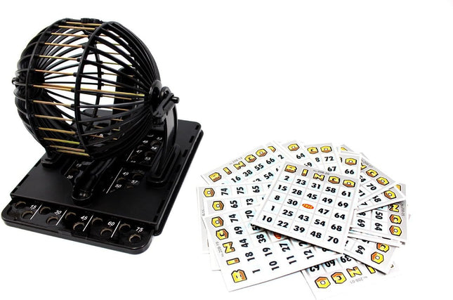 Powertrc Bingo Machine Cage Game Set | with Bingo Balls | Classic Cage | Bingo T