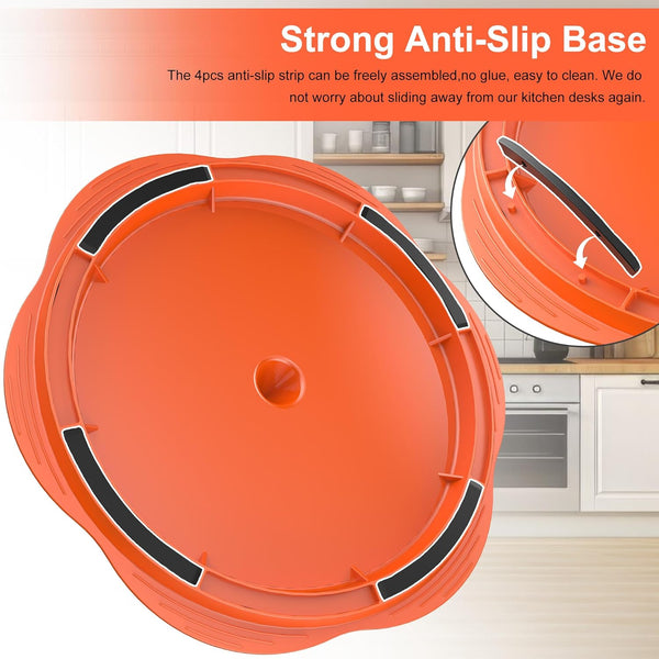 SURETIVIAN Chicken Shredder Tool Twist Large Chicken Breast Shredder with Brush&Fork, Visible Meat Shredder Machine, Anti-Slip Strip, Ergonomic