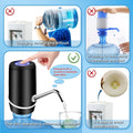 Water Dispenser for 5 Gallon Bottle, Electric Water Pump for 5 Gallon Jug with Switch and USB Charging, Portable Automatic Water Jug Dispenser for