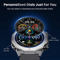 Military Smart Watches for Men(Answer/Make Calls), 1.39" Fitness Watch with Heart Rate Pedometer Sleep Monitor, 110+ Sports Modes Smartwatch for