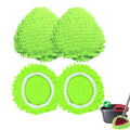4 Pack Reusable Microfiber Mop Pads Compatible with O-Cedar EasyWring 1-Tank Spin Mop System,Elastic Mop Head Replacement for Deep Clean,Machine