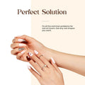 Beetles Top Coat Base Gel & Nail Glue Set-3Pcs No Wipe Top Coat Gel Nail Polish & Base Coat with 9 In 1 Nail Glue Shine Effect Long Lasting Soak