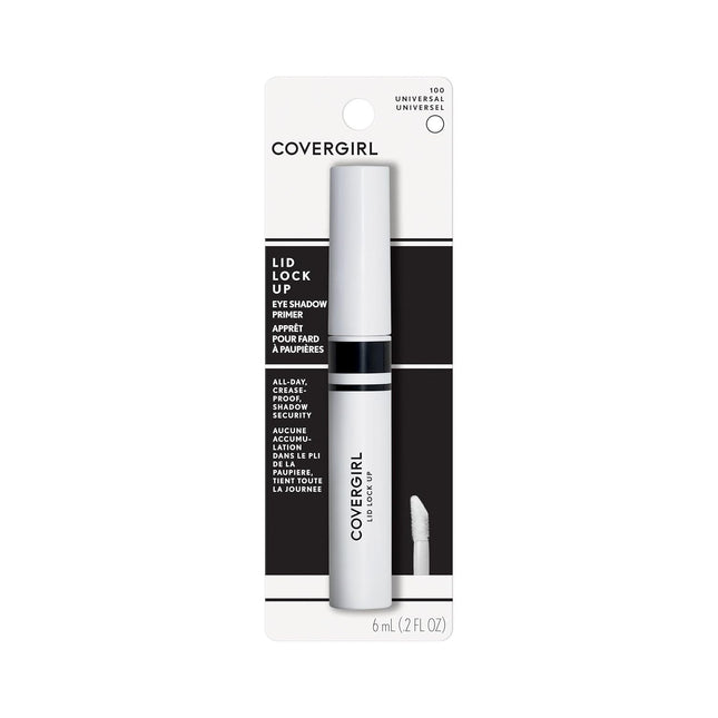 COVERGIRL Lid Lock up Eyeshadow Primer, Clear, All-Day, Dries Quickly, .06 Pound