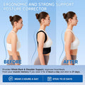 Back Brace Posture Corrector for Men and Women, Adjustable Shoulder Straightener Full Back Support, Upper and Lower Back Brace for Pain Relief,