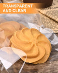 300 Pcs Self Adhesive Cookie Bags, 4x6 Inches Self Sealing Cellophane Bags, Clear Resealable Cellophane Bag for Packaging, Cookies, Gifts, Candy,