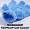 10 Pairs Exfoliating Gloves,Made of 100% Nylon,10 Colors Double Sided Exfoliating Gloves for Beauty Spa Massage Skin Shower Body Scrubber Bathing