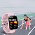 Smart Watch for Men Women Compatible with iPhone Samsung Android Phone 1.69 inch Full Touch Screen IP68 Waterproof Bluetooh Fitness Tracker Heart