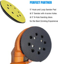 2 Pack 5 Inch 8 Hole Hook and Loop Sander Pad for Ridgid R2600, R2601 5" Random Orbit Sanders - Replacement Backing Sanding Pad for Pad Part