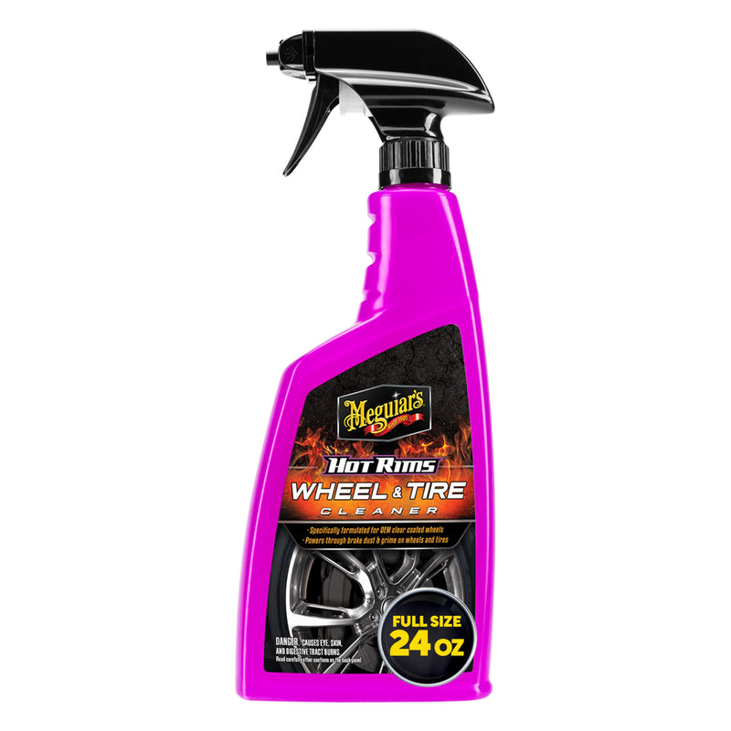 Meguiar'S Hot Rims Wheel & Tire Cleaner, Powers through Brake Dust & Grime Ã¢ÂÂ 24 Oz Spray Bottle