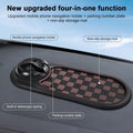 Multifunction Car Anti-Slip Mat, Rotatable anti Skid Car Dashboard Pad with Temporary Parking Numbe, 360ÃÂ° Rotating Universal Car Phone