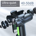 Massage Gun Deep Tissue, Silent Brushless Motor and Portable Massage Gun with 4 Interchangeable Heads for Deep Muscle Relief and Relaxation, Relax