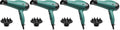 Revlon Volume Booster Hair Dryer | 1875W for Voluminous Lift and Body, (Green)