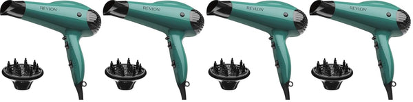 Revlon Volume Booster Hair Dryer | 1875W for Voluminous Lift and Body, (Green)