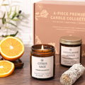 Scented Candles Gift Set, 4 Pack Aromatherapy Candles, Stress Relief Gifts for Women, up to 120H Burning, Candles for Home Scented, Ideal for