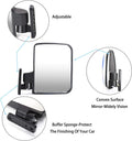 Universal Folding Golf Cart Side View Mirrors for EZGO, Club Car, Yamaha