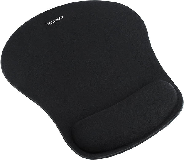Mouse Pad with Wrist Support, TECKNET Ergonomic Gaming Mouse Pad Pain Relief, Portable Comfortable Mousepad for Computer, Laptop, Office, Home and
