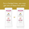 Dove Advanced Care Antiperspirant Deodorant Stick Beauty Finish for Helping Repair Skin Barrier after Shaving, with 72-Hour Sweat & Odor