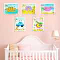 MALLMALL6 20Pcs Mosaic Sticker Art Kits for Kids Toddler Unisex