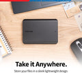 Toshiba Canvio Basics 2TB Portable External Hard Drive USB 3.0, Black - HDTB520XK3AA 2TB Contemporary Black