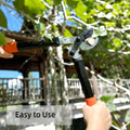 Loppers for Tree Trimming, Sharp Steel Blade Branch Cutter Bush and Tree Trimmer with 1.3" Clean Cut, Garden Clippers with Gear Action,