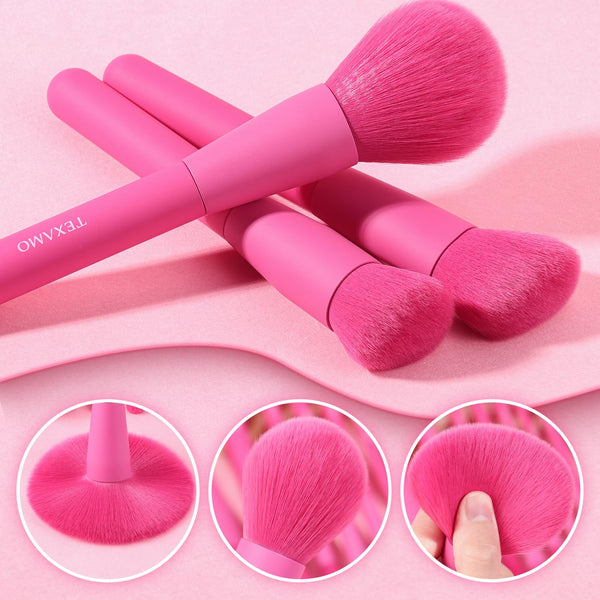 Makeup Brush Set, 15 Piece Quality Makeup Brushes, Premium Synthetic Make up Brushes for Foundation Powder Blush Highlighter Concealer Makeup