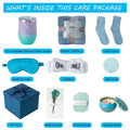 Gifts Basket for Women,Birthday Gifts for Women Birthday Presents Friendship Gifts Get Well Soon Gifts Self Care Package Gifts Blue Gift Box