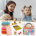 Aestd-ST Polymer Clay Kit 50 Colors, Oven Bake Modeling Clay for Kids | DIY Starter Kit, 20 Sculpting Tools & Accessory, Easy to Shape,