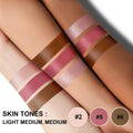 Lezero 3Pcs Contour Stick Makeup Kit, Shades with Highlighter, Blush and Bronzer Trio for Sculpt the Cheeks and Body, Long Lasting, Waterproof,