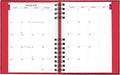 Brownline® 2025 Coilpro™ Daily/Monthly Planner, Untimed Journal, 12 Months, January to December, Twin-Wire Binding, 8.25" X 5.75", Bright Red (CB389C.RED-25)