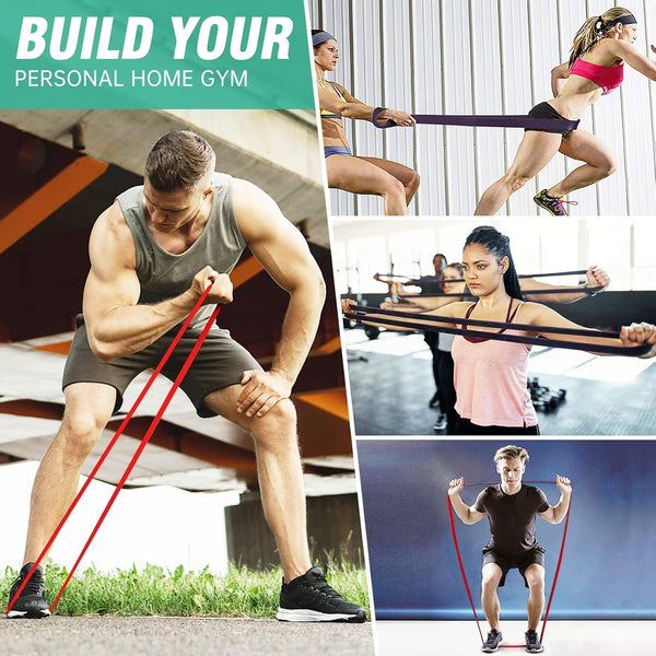 Alllvocles Resistance Band, Pull up Bands, Pull up Assistance Bands, Workout Bands, Exercise Bands, Resistance Bands Set for Legs, Working Out,