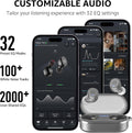 TOZO T10 Wireless Earbuds Bluetooth 5.3 Headphones, App Customize EQ, Ergonomic Design, 55H Playtime, Wireless Charging Case, IPX8 Waterproof