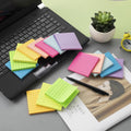 (16 Pack) Lined Sticky Notes 3x3 in Ruled Stickies Super Sticking Power Memo Pads Bright Colors, Post on Windows Doors,Recyclable,Easy to Write on