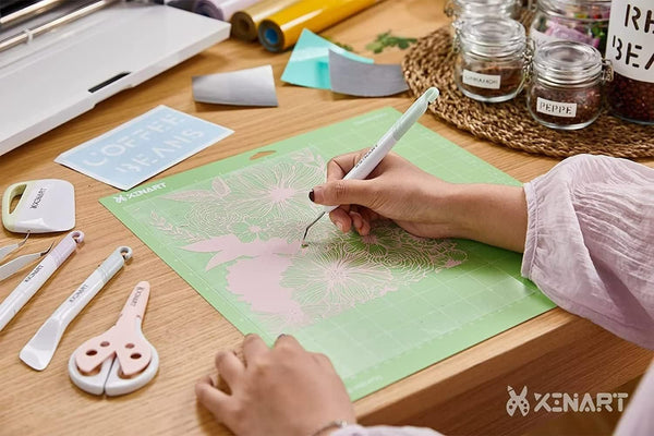 Cutting Mats for Cricut Maker 3,Explore 3,Maker,air 2,12x12 inch Standard+Light+Strong Grip 3 Mats Xinart 12x12" Variety Adhesive Replacement Cut