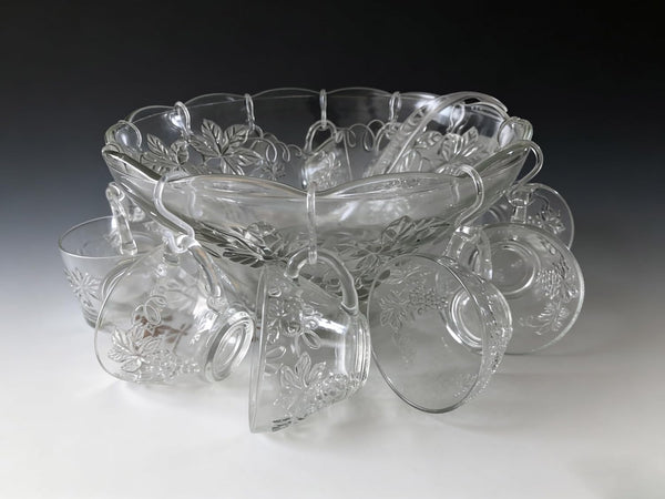 24PCS 1.7〞Clear Plastic Punch Bowl Cup S Hooks Hangers