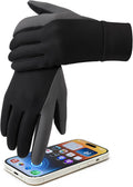 OZERO Winter Gloves for Women - Touchscreen Anti-Slip Palm Windproof Thermal Cycling Glove for Texting Hiking Driving Running
