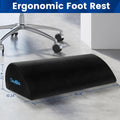Foot Rest for under Desk at Work,Office Desk Accessories with Soft Foam and Washable Removable Cover, Foot Stool for Office, Car, Home to Foot