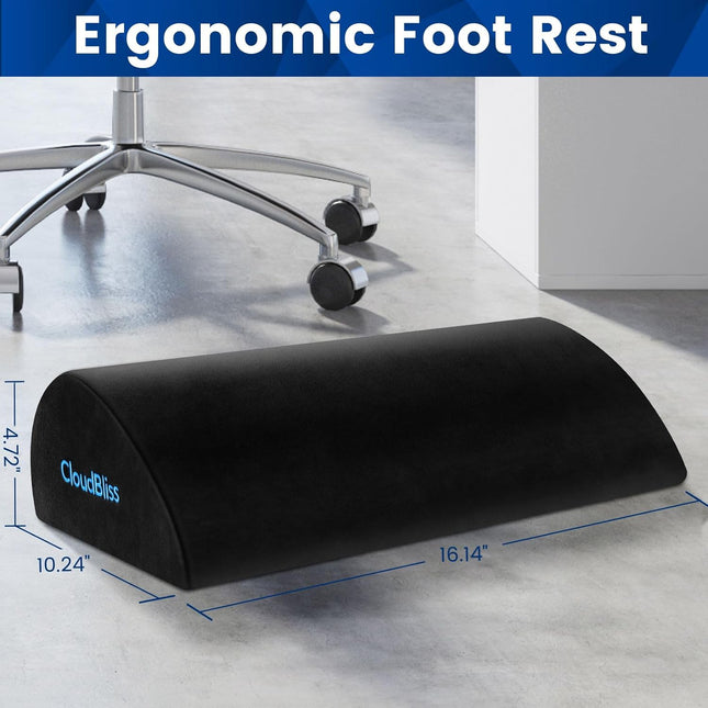 Foot Rest for under Desk at Work,Office Desk Accessories with Soft Foam and Wash
