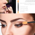 300pcs Disposable Makeup Tool Kit,Brow brush/Mascara brush/Lip Applicators/Eyeshadow applicators/Eye liner brush,JASSINS Makeup Disposable