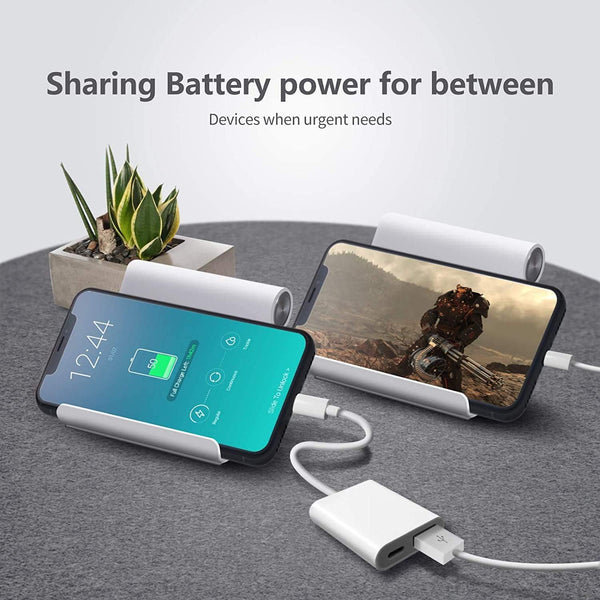 [Apple MFi Certified] Lightning to USB Camera Adapter for iPhone, OTG Adapter With Fast Charging Port, Compatible With iPhone/iPad/Card