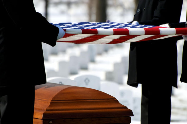 Allied Flag Official U.S. Interment Flag - 5' x 9.5' | Premium Quality, Outdoor Durable, Heavy‑Duty Construction for Residential or Commercial Use