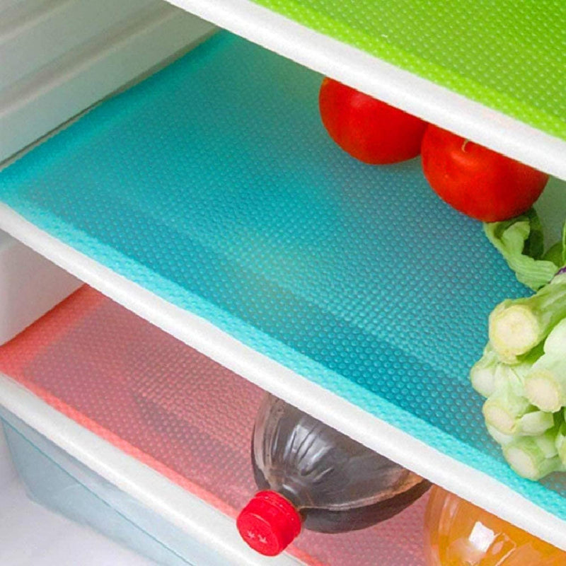 Aiosscd 7 PCS Shelf Mats Refrigerator Liners Washable Refrigerator Pads Fridge Mats Drawer Placemats Home Kitchen Gadgets Accessories Organization