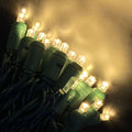 5MM Mini LED Christmas Lights,Led String Lights for Outdoor and Indoor Christmas Trees Decoration,Commercial Grade,Green Wire,17ft,UL Listed (Warm