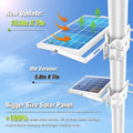 APONUO Solar Flag Pole Light,Solar Powered Flagpole Lights Pole Mount Upgraded Solar Flagpole Lights Outdoor Dusk to Dawn 2 Lighting Mode for