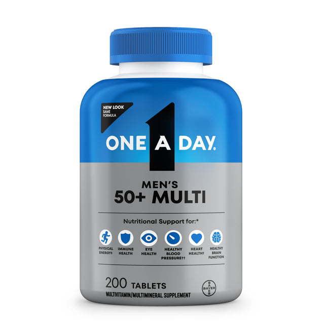 One A Day Men’s 50+ Healthy Advantage Multivitamin, Multivitamin for Men with Vitamins A, C, E, B6, B12, Calcium and Vit
