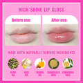 Townley Girl Barbie Lip Gloss Set, 7-Piece Plant-Based, Ages 3+
